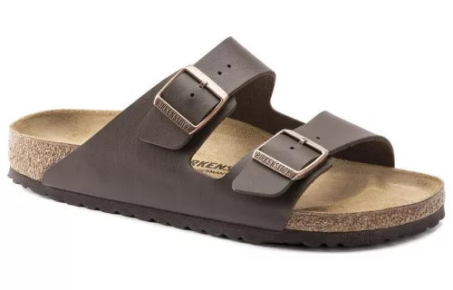 Birkenstock Arizona Birko-Flor Dark Brown (Women's) sneaker – termékfotó, oldalnézet