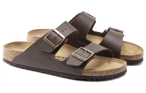 Birkenstock Arizona Birko-Flor Dark Brown (Women's) sneaker – termékfotó, oldalnézet