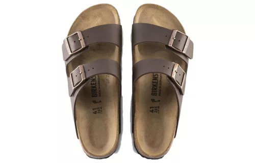 Birkenstock Arizona Birko-Flor Dark Brown (Women's) sneaker – termékfotó, oldalnézet