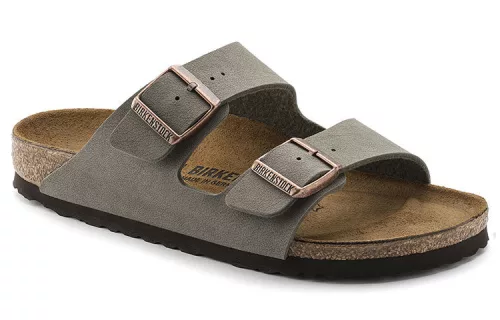Birkenstock Arizona Birkibuc Stone sneaker – termékfotó, oldalnézet