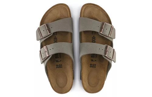 Birkenstock Arizona Birkibuc Stone sneaker – termékfotó, oldalnézet