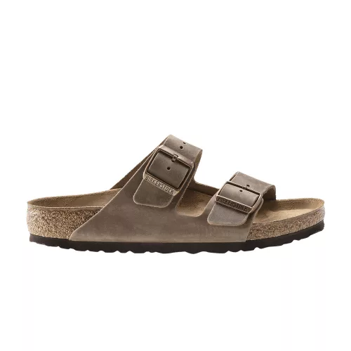 Arizona Oiled Leather 'Tobacco Brown' magas szárú sneaker – termékfotó, oldalnézet