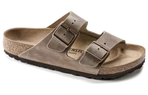 Arizona Oiled Leather 'Tobacco Brown' magas szárú sneaker – termékfotó, oldalnézet