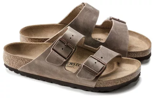 Arizona Oiled Leather 'Tobacco Brown' magas szárú sneaker – termékfotó, oldalnézet