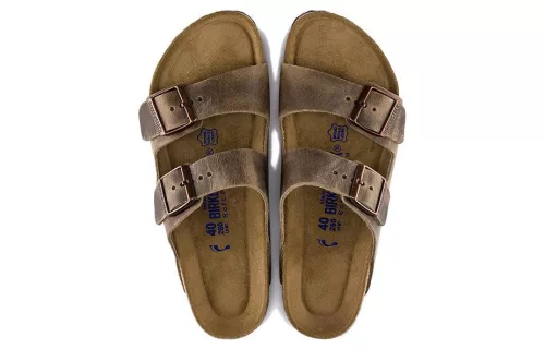 Birkenstock Arizona Soft Footbed Oiled Leather Tobacco Brown sneaker – termékfotó, oldalnézet