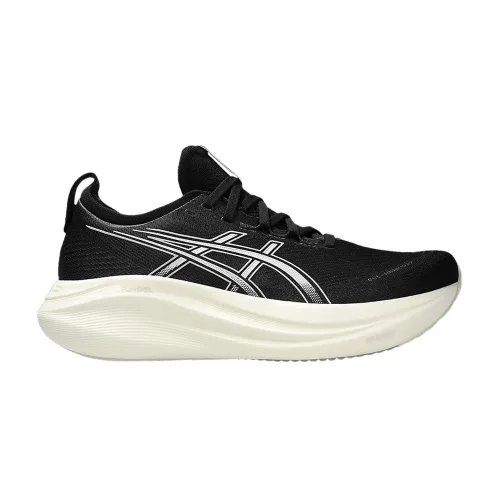 ASICS Gel-Nimbus 27 Black Lake Grey futócipő sneaker – termékfotó, oldalnézet