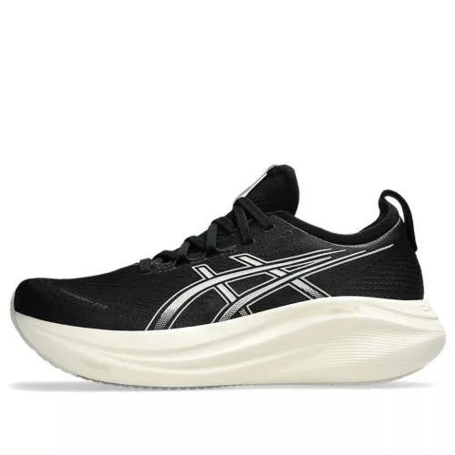 ASICS Gel-Nimbus 27 Black Lake Grey futócipő sneaker – termékfotó, oldalnézet