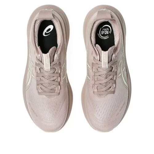 ASICS Gel-Nimbus 27 Fawn Birch (Women's) alacsony szárú sneaker – termékfotó, oldalnézet