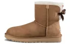 UGG Mini Bailey Bow II Chestnut (Women's) magas szárú sneaker – termékfotó, oldalnézet