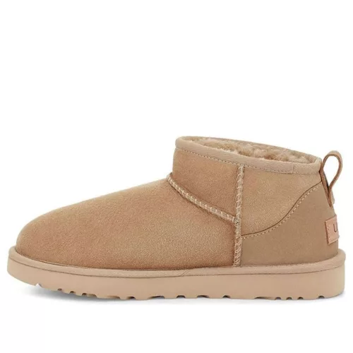 UGG Classic Ultra Mini Boot Antilope (Women's) magas szárú sneaker – termékfotó, oldalnézet