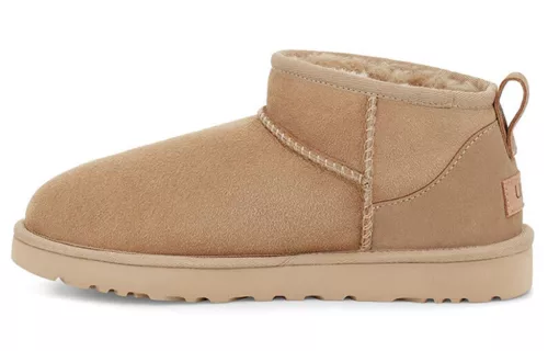 UGG Classic Ultra Mini Boot Antilope (Women's) magas szárú sneaker – termékfotó, oldalnézet