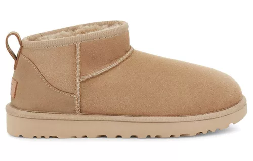 UGG Classic Ultra Mini Boot Antilope (Women's) magas szárú sneaker – termékfotó, oldalnézet