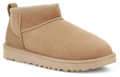 UGG Classic Ultra Mini Boot Antilope (Women's) magas szárú sneaker – termékfotó, oldalnézet
