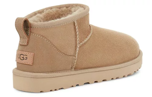 UGG Classic Ultra Mini Boot Antilope (Women's) magas szárú sneaker – termékfotó, oldalnézet
