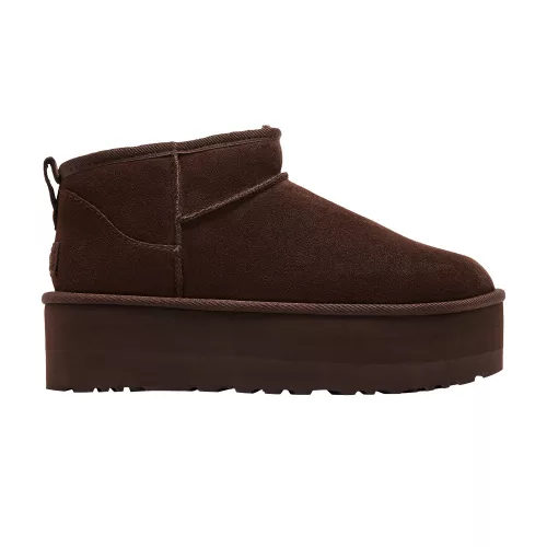 UGG Classic Ultra Mini Platform Boot Burnt Cedar sneaker – termékfotó, oldalnézet