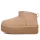 UGG Classic Ultra Mini Platform Boot Sand (Women's) magas szárú sneaker – termékfotó, oldalnézet