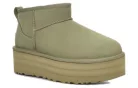 UGG Classic Ultra Mini Platform Boot Shaded Clover (Women's) magas szárú sneaker – termékfotó, oldalnézet