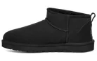 UGG Classic Ultra Mini Boot Black magas szárú sneaker – termékfotó, oldalnézet
