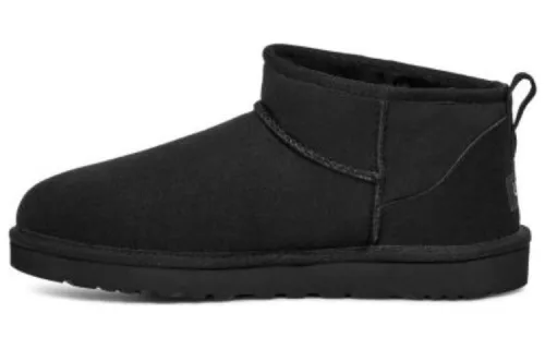 UGG Classic Ultra Mini Boot Black magas szárú sneaker – termékfotó, oldalnézet