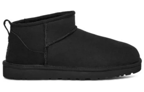 UGG Classic Ultra Mini Boot Black magas szárú sneaker – termékfotó, oldalnézet