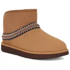 UGG Classic Mini Crescent Chestnut (Women's) magas szárú sneaker – termékfotó, oldalnézet