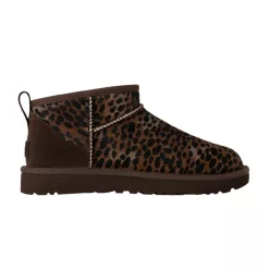 UGG Classic Ultra Mini Caspian Boot Burnt Cedar (Women's) magas szárú sneaker – termékfotó, oldalnézet