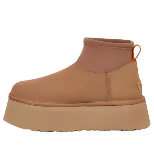 UGG Classic Mini Dipper Boot Chestnut (Women's) magas szárú sneaker – termékfotó, oldalnézet