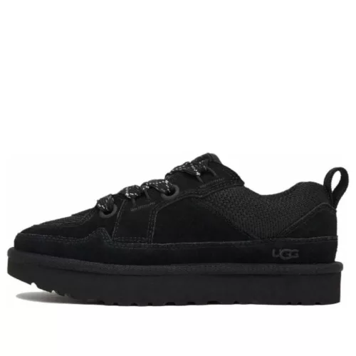 UGG Lowmel Lo Black (Women's) alacsony szárú sneaker – termékfotó, oldalnézet