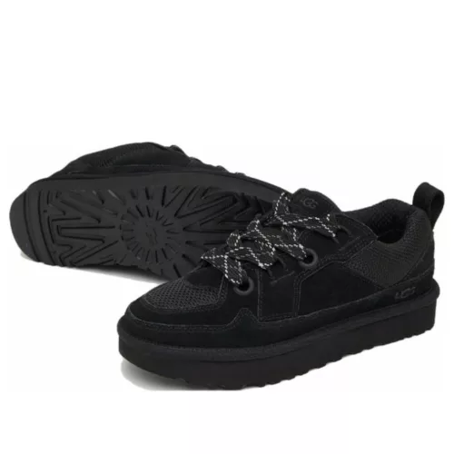 UGG Lowmel Lo Black (Women's) alacsony szárú sneaker – termékfotó, oldalnézet