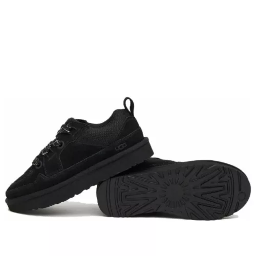UGG Lowmel Lo Black (Women's) alacsony szárú sneaker – termékfotó, oldalnézet