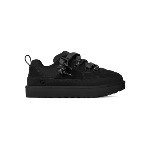 UGG Lowmel Lo Black alacsony szárú sneaker – termékfotó, oldalnézet