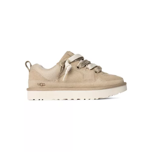 UGG Lowmel Lo Black alacsony szárú sneaker – termékfotó, oldalnézet