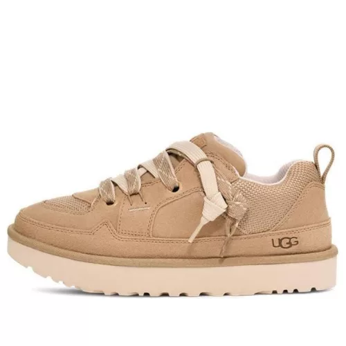 UGG Lowmel Lo Black alacsony szárú sneaker – termékfotó, oldalnézet