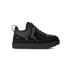 UGG Lowmel Black alacsony szárú sneaker – termékfotó, oldalnézet