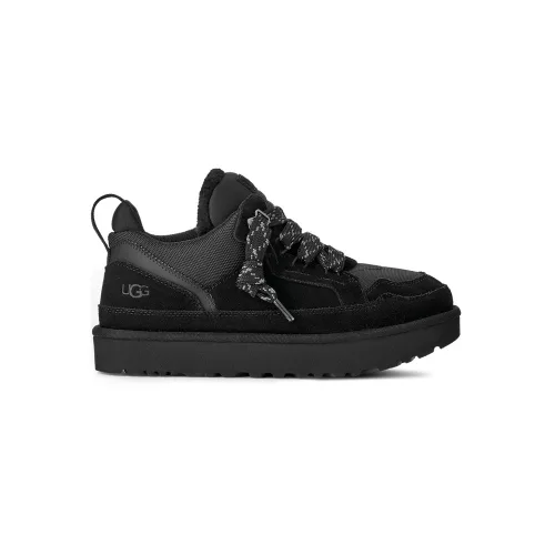 UGG Lowmel Black alacsony szárú sneaker – termékfotó, oldalnézet