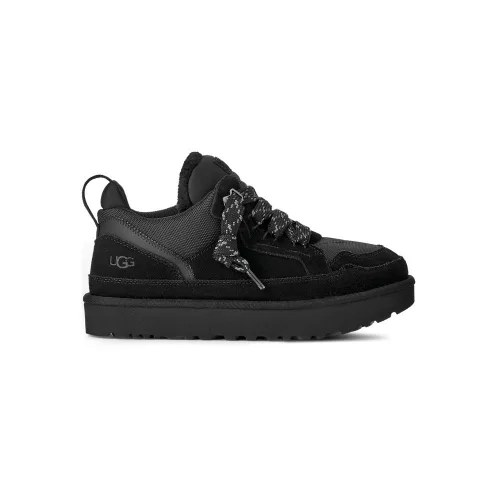 UGG Lowmel Black alacsony szárú sneaker – termékfotó, oldalnézet