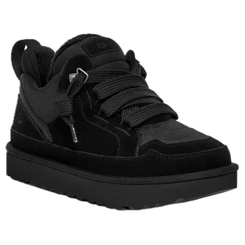 UGG Lowmel Black alacsony szárú sneaker – termékfotó, oldalnézet