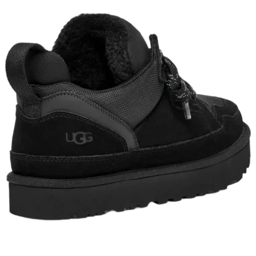 UGG Lowmel Black alacsony szárú sneaker – termékfotó, oldalnézet