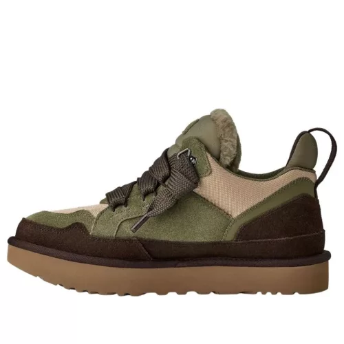 UGG Lowmel Burnt Olive Mustard Seed alacsony szárú sneaker – termékfotó, oldalnézet