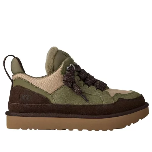 UGG Lowmel Burnt Olive Mustard Seed alacsony szárú sneaker – termékfotó, oldalnézet