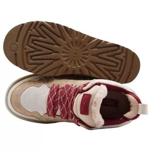 UGG Lowmel Driftwood Biking Red alacsony szárú sneaker – termékfotó, oldalnézet