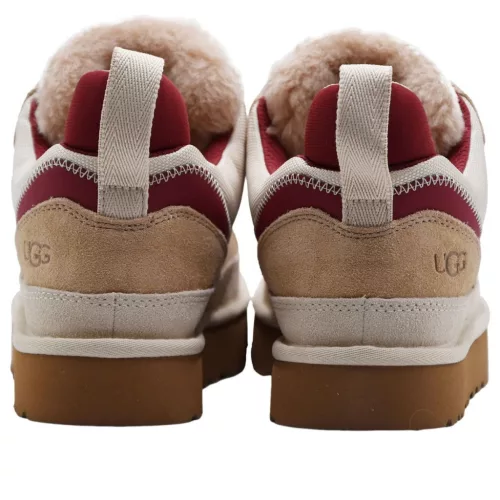 UGG Lowmel Driftwood Biking Red alacsony szárú sneaker – termékfotó, oldalnézet