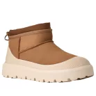 UGG Classic Ultra Mini Weather Hybrid Boot Chestnut Whitecap magas szárú sneaker – termékfotó, oldalnézet