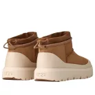 UGG Classic Ultra Mini Weather Hybrid Boot Chestnut Whitecap magas szárú sneaker – termékfotó, oldalnézet