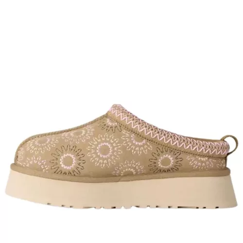 UGG Tazz Sun Stitch Slipper Mustard Seed (Women's) sneaker – termékfotó, oldalnézet