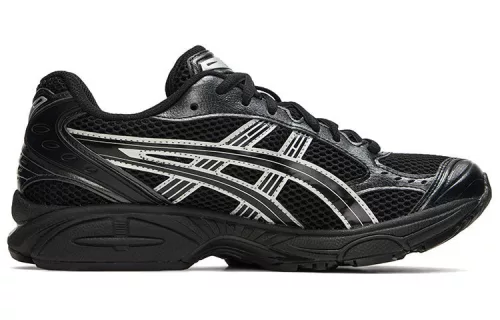ASICS Gel-Kayano 14 Black Pure Silver alacsony szárú sneaker – termékfotó, oldalnézet