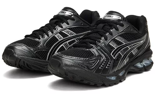 ASICS Gel-Kayano 14 Black Pure Silver alacsony szárú sneaker – termékfotó, oldalnézet