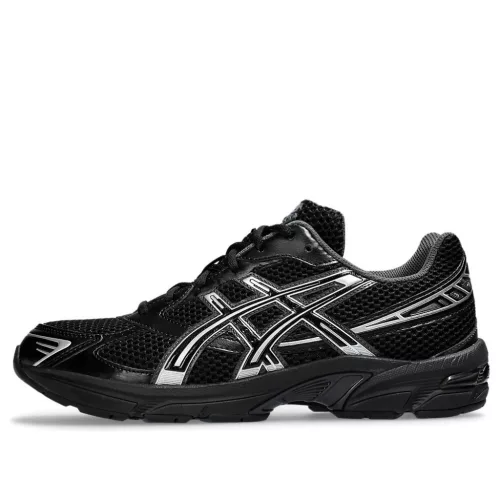 ASICS Gel-1130 Black Pure Silver alacsony szárú sneaker – termékfotó, oldalnézet