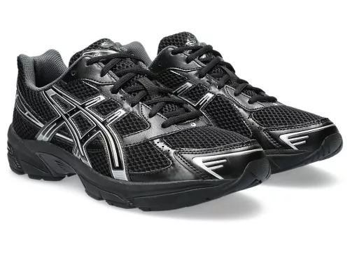 ASICS Gel-1130 Black Pure Silver alacsony szárú sneaker – termékfotó, oldalnézet