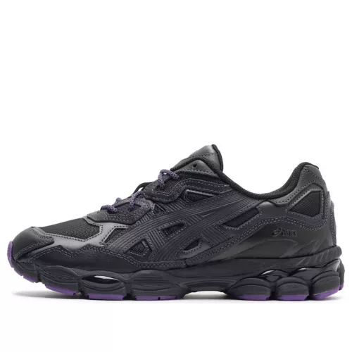 ASICS Gel-NYC Needles Black Purple alacsony szárú sneaker – termékfotó, oldalnézet